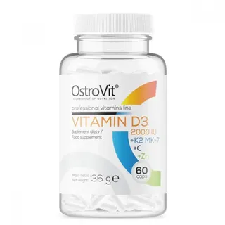 Vitamin D3 2000 IU + K2 MK-7 + C + Zn