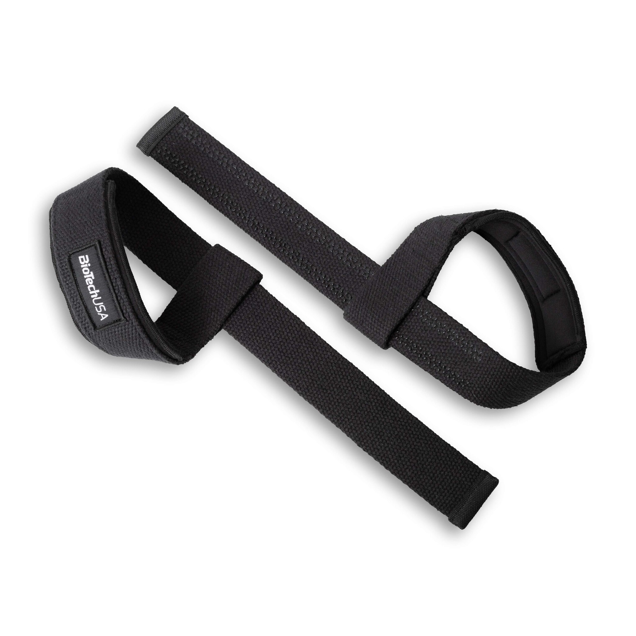 BioTechUSA unisex Lifting straps black (Made in PK)