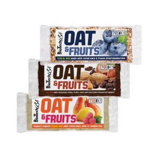 Oat and fruits bar
